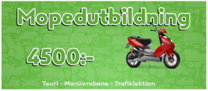 Mopedutbildning 4500:-